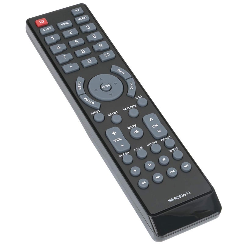 Beyution New NS-RC02A-12 Remote fit for Insignia TV NS-15E720A12 NS-19E720A12 NS-22E730A12 NS-24E730A12 NS-32E740A12 NS-37L760A12 NS-42E760A12 NS-42L780A12 NS-46L780A12 NS-55L780A12 NS-46E790A12 NS-55E790A12 - Image 2